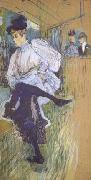 Henri  Toulouse-Lautrec Jane Avril Dancing (mk06) USA oil painting reproduction